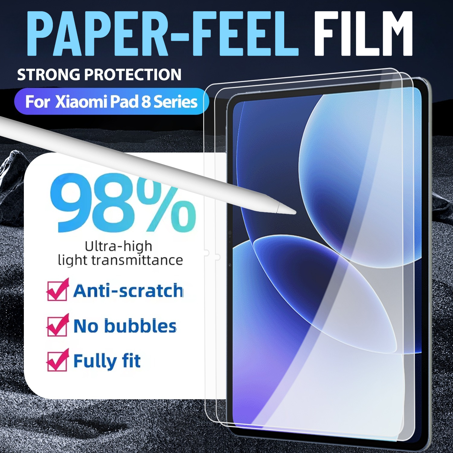 Mi Tablet Accessories - 1-3PCS Paper Feel Screen Protector For