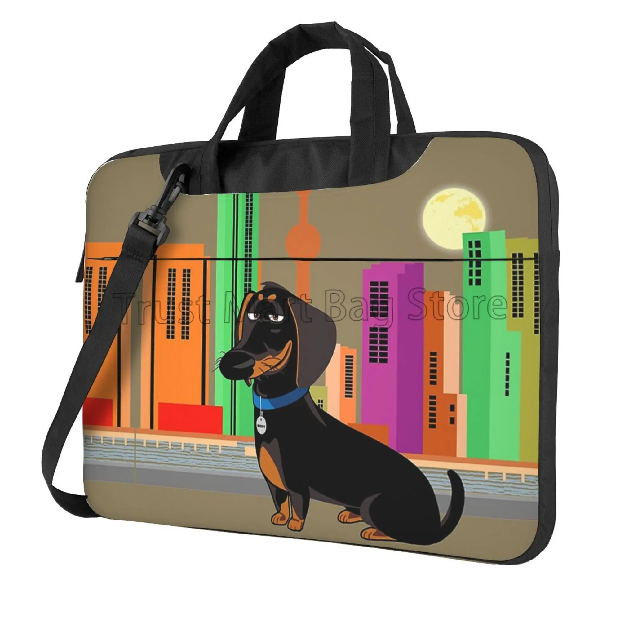 Cute Dachshund Print Laptop Ca - Tablet Shoulder Bag avaliação e preço