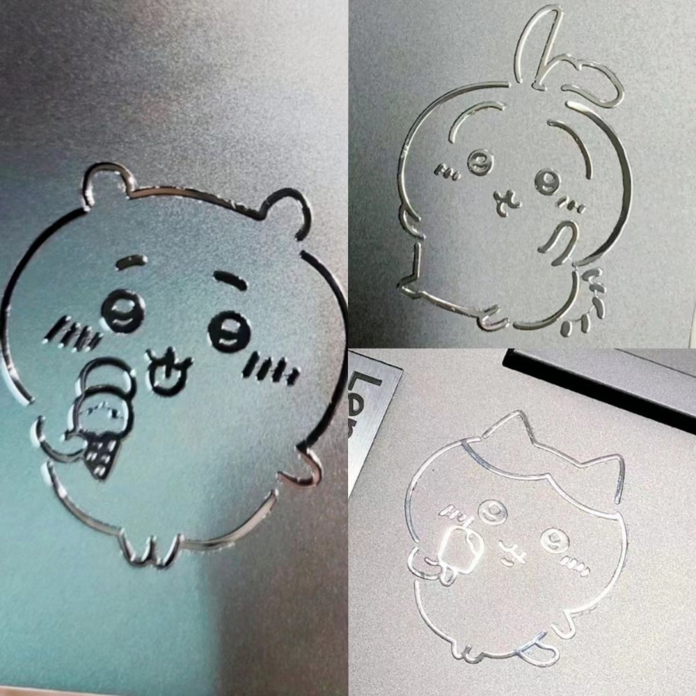 Chiikawa 3D Metal Stickers Cut - Tablet Accessories For Students avaliação e preço