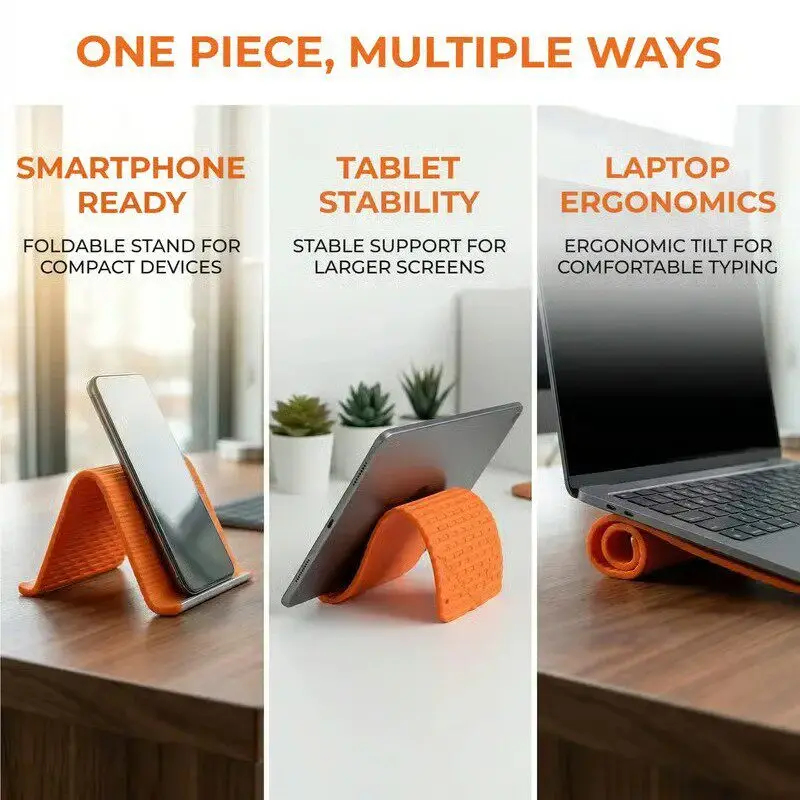 Silicone Foldable Phone Stand  - Tablet Stand Accessories avaliação e preço