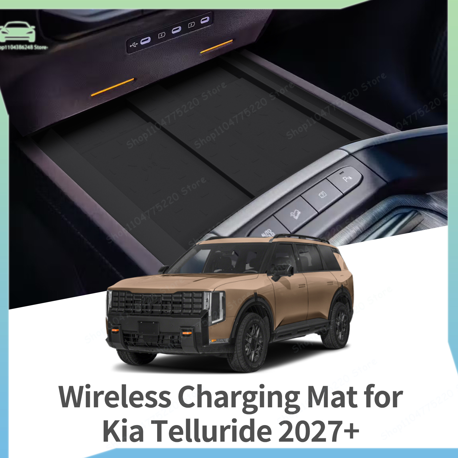 For Kia Telluride 2027+ (2nd G - Wireless Charging Pad avaliação e preço