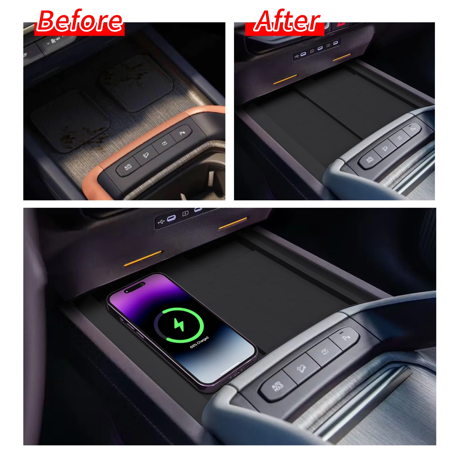 For Kia Telluride 2027+ (2nd G - Wireless Charging Pad avaliação e preço