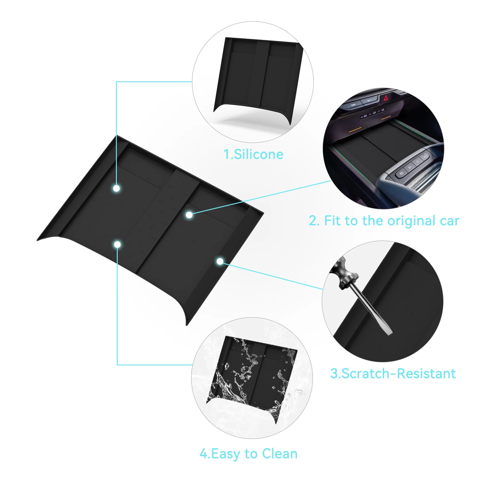 For Kia Telluride 2027+ (2nd G - Wireless Charging Pad avaliação e preço