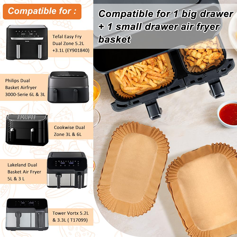 Rectangle Air Fryer Paper Line - Hotwav Tablet Accessories avaliação e preço