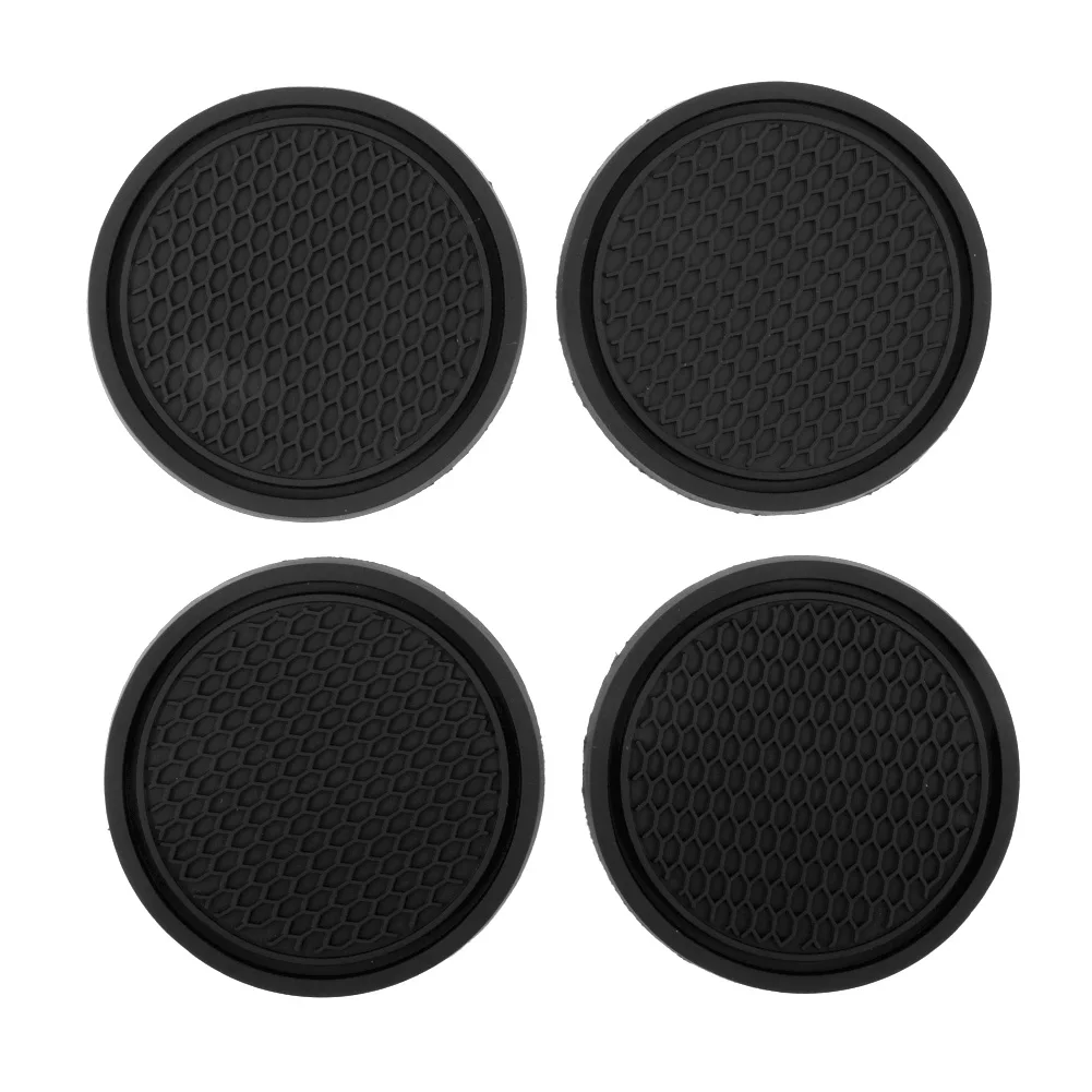 4pcs Car Coaster Non-Slip Sili - Tablet Accessories For Car avaliação e preço