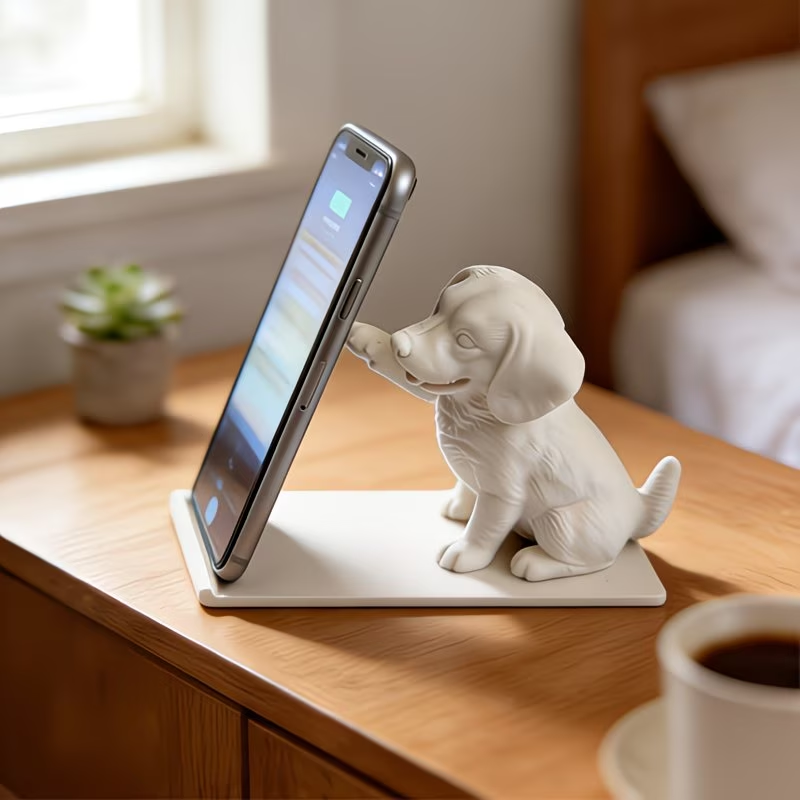 New 3D Printed Beagle Puppy Ph - Tablet Accessories 3D Print avaliação e preço