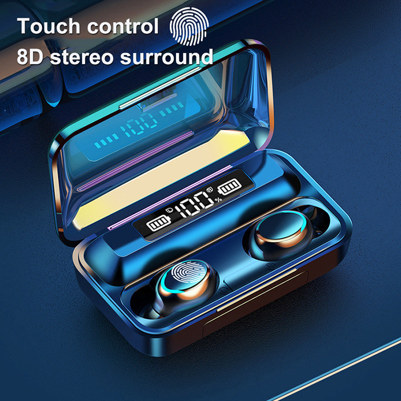 2024 NEW F9-5c TWS Bluetooth E - Wireless Charging Pad avaliação e preço