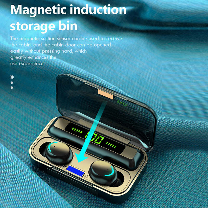 2024 NEW F9-5c TWS Bluetooth E - Wireless Charging Pad avaliação e preço