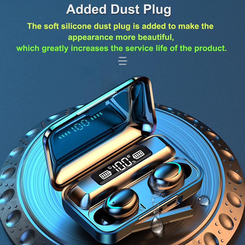 2024 NEW F9-5c TWS Bluetooth E - Wireless Charging Pad avaliação e preço