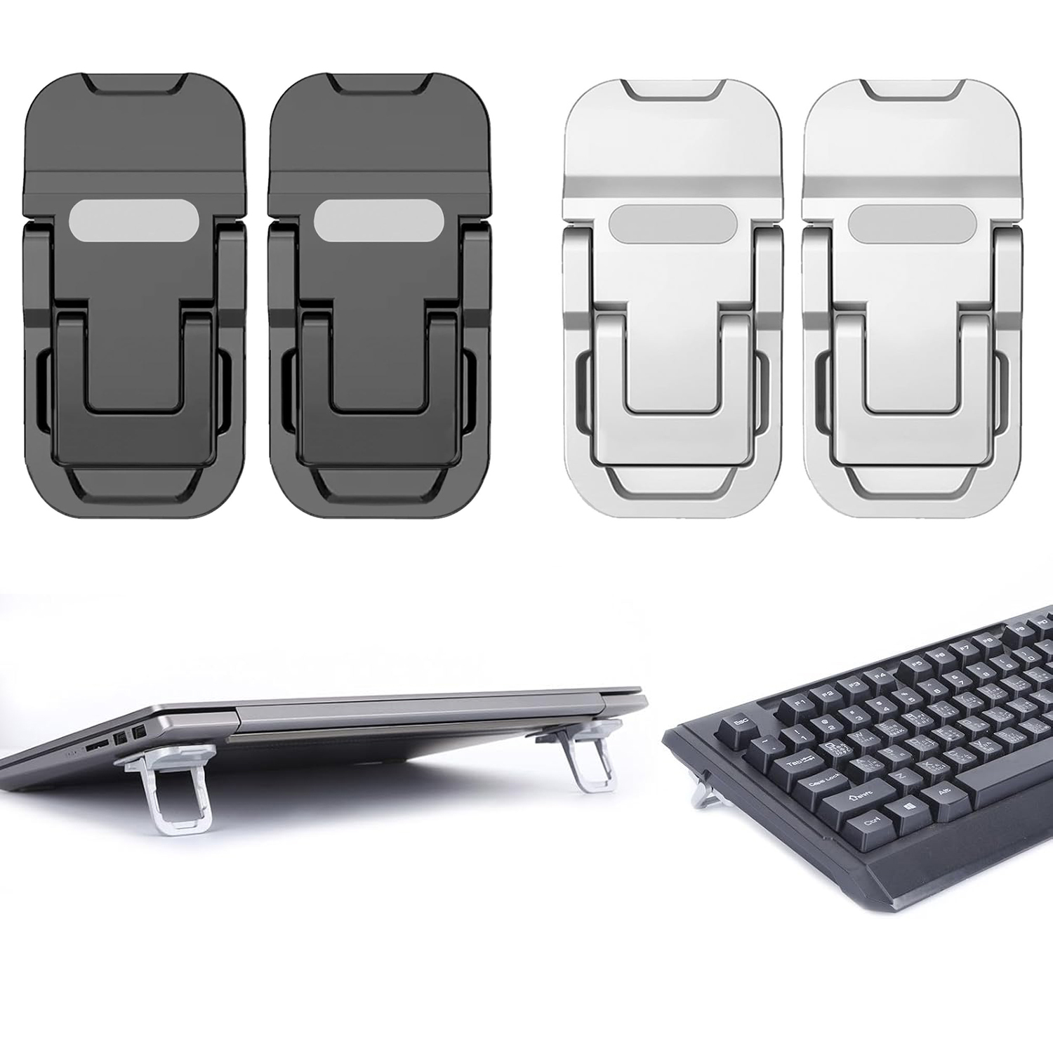 2PCS Portable Foldable Laptop  - Cooling Stand Tablet avaliação e preço