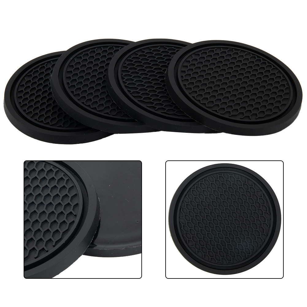 4 Pcs Black Car Auto Cup Holde - Tablet Accessories For Car avaliação e preço