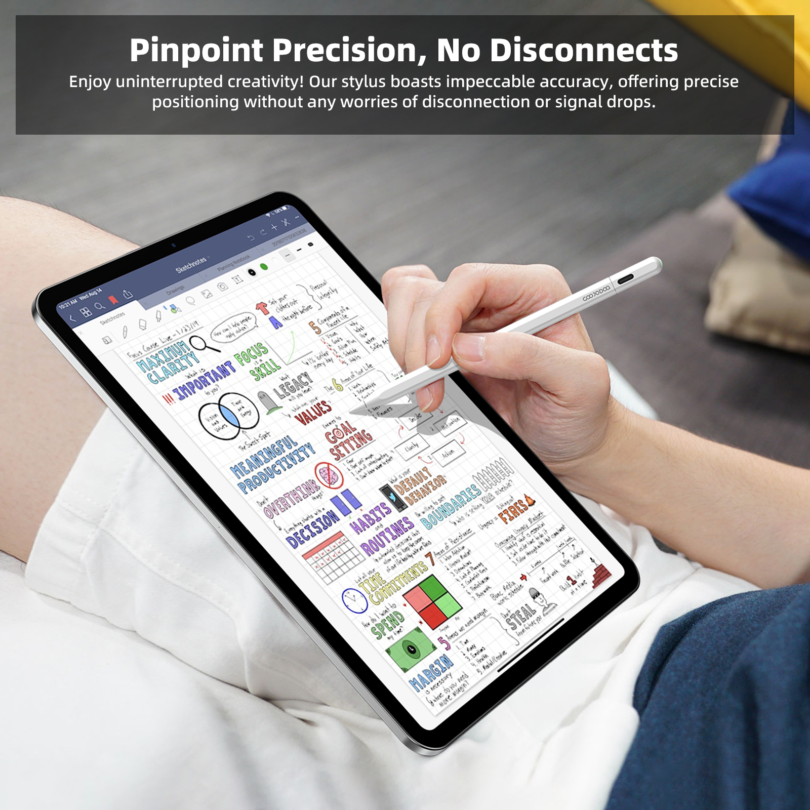 GOOJODOQ GD14 Stylus Pen For A - Tablet Accessories For Kids avaliação e preço
