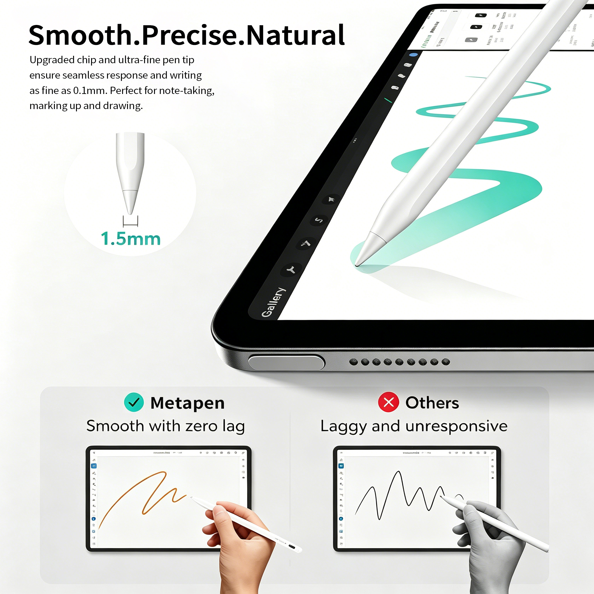 MetaPen A8 Stylus Pen For Appl - Tablet Accessories For Kids avaliação e preço
