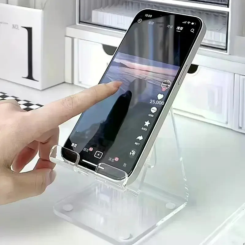 Transparent Acrylic Phone Stan - Tablet Stand Accessories avaliação e preço