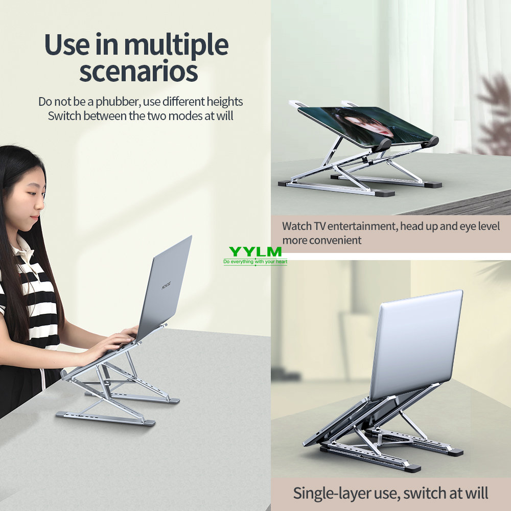 YYLM N8 Laptop Stand Aluminum  - Cooling Stand Tablet avaliação e preço