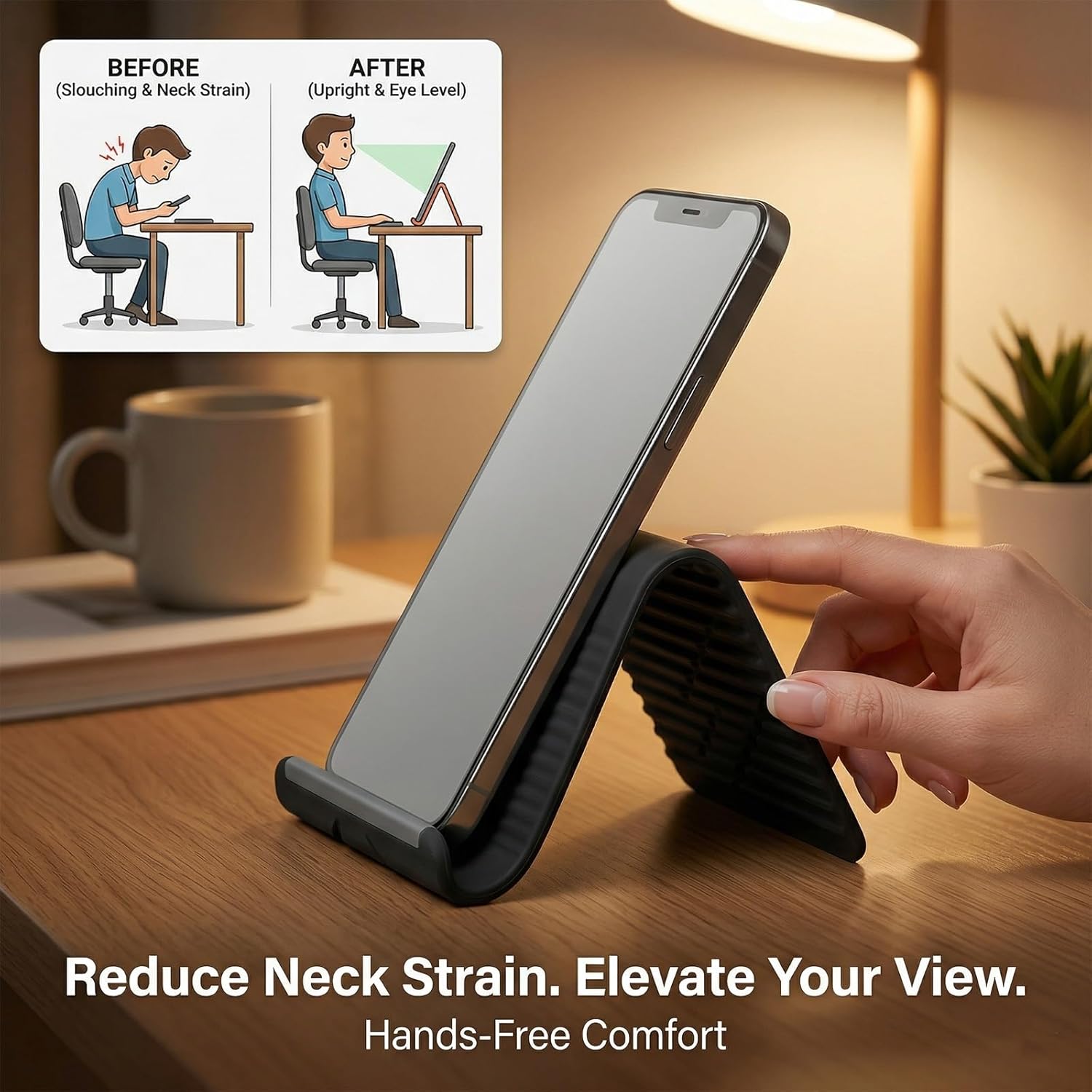 Lazy Portable Phone Stand Sili - Tablet Stand Accessories avaliação e preço