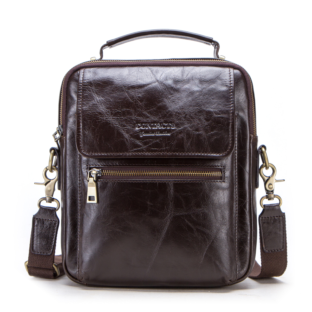 Genuine Leather Sling Shoulder - Tablet Shoulder Bag avaliação e preço