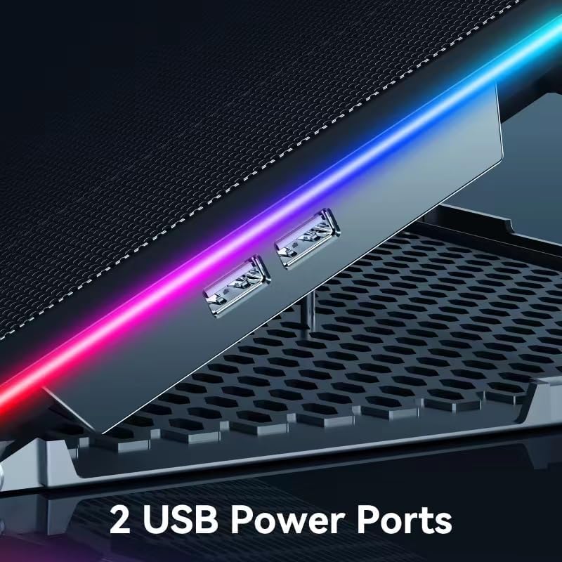 RGB Laptop Cooling Pad Gaming  - Cooling Stand Tablet avaliação e preço