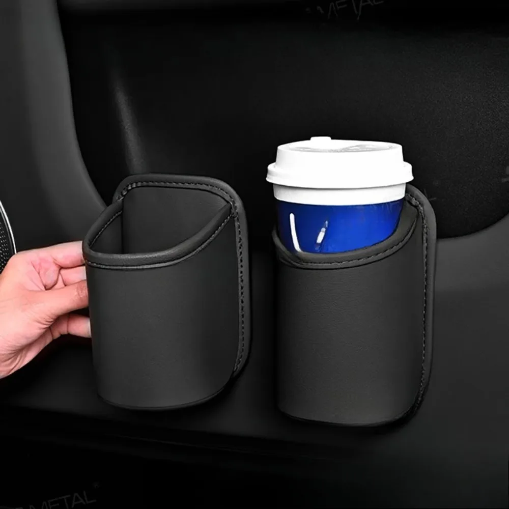 Car door cup holder Leather Au - Tablet Accessories For Car avaliação e preço