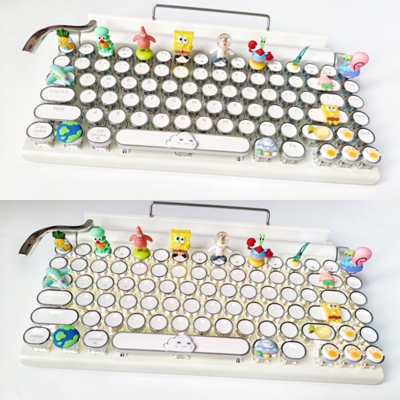 Retro SpongeBo Mechanical Keyb - Tablet Accessories For Kids avaliação e preço