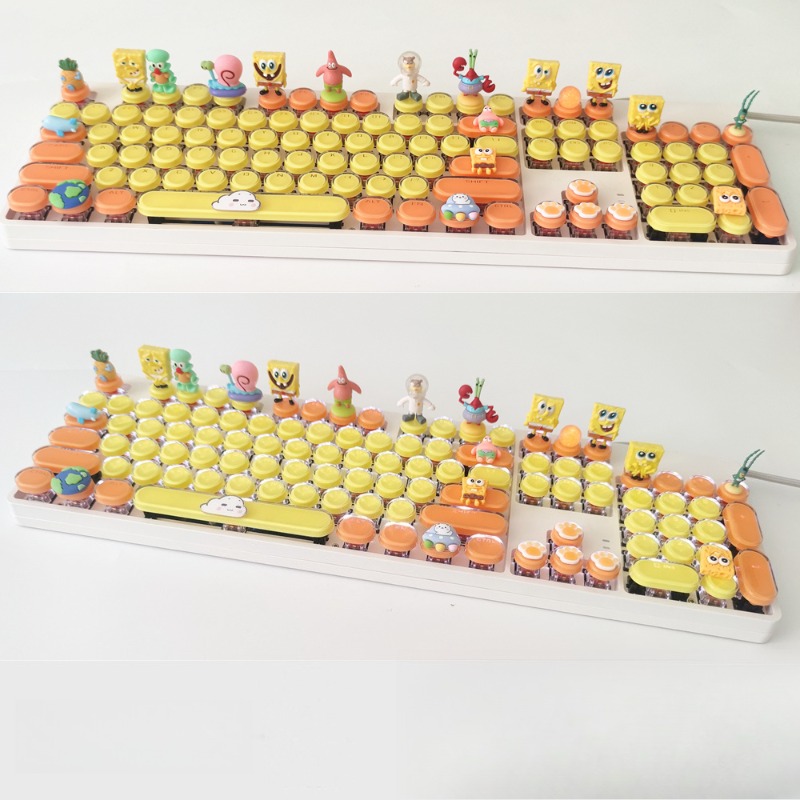 Retro SpongeBo Mechanical Keyb - Tablet Accessories For Kids avaliação e preço