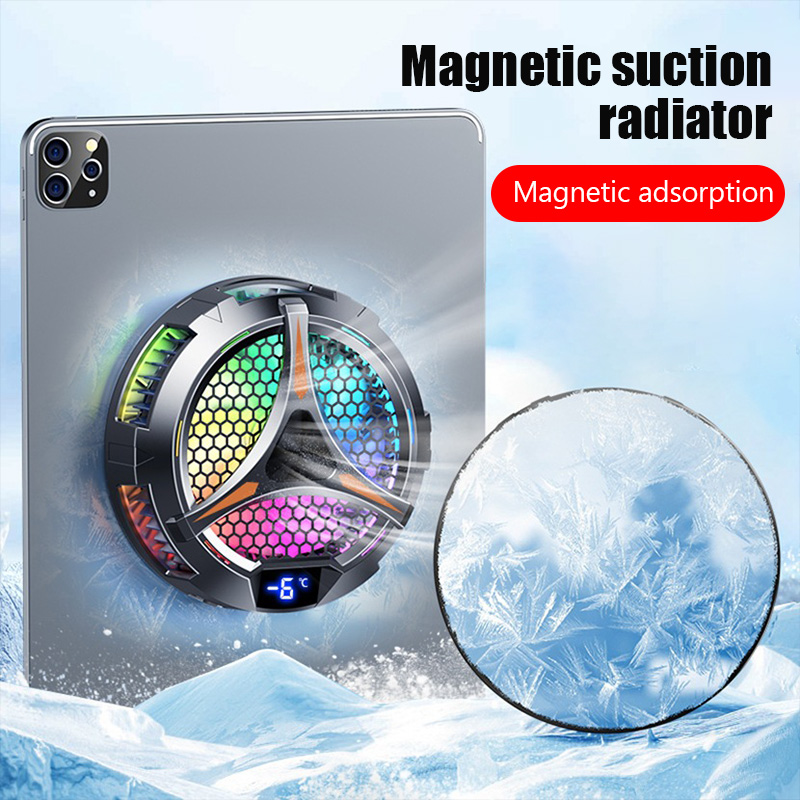 X42 fan phone Magnetic Cooler  - Cooling Stand Tablet avaliação e preço