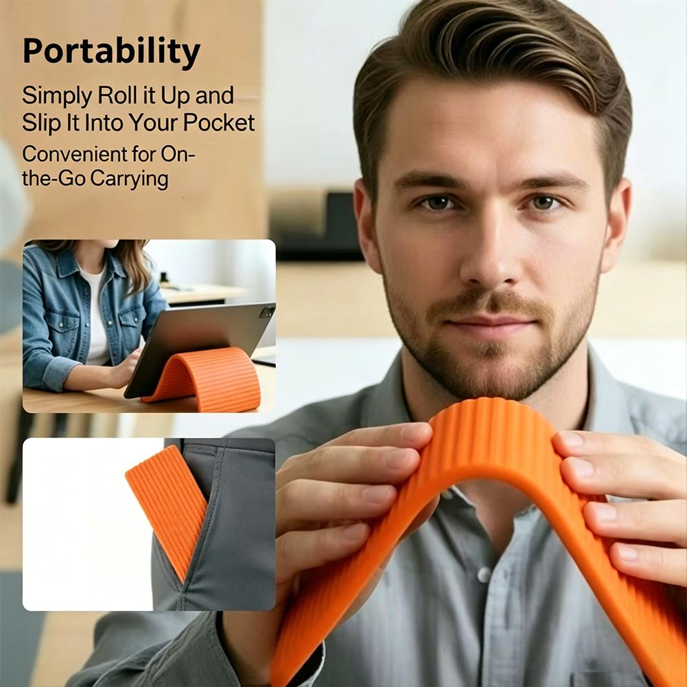 Portable Silicone Mobile Phone - Tablet Stand Adjustable avaliação e preço