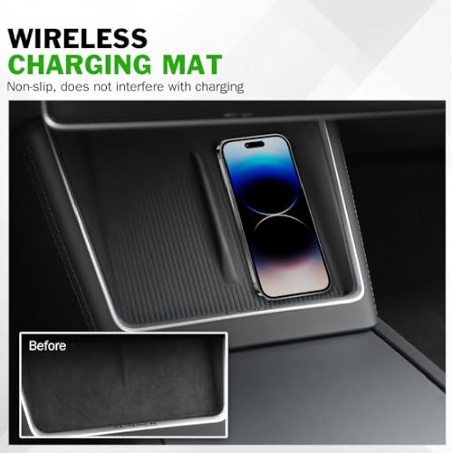 9PCS Center Console Organizer  - Wireless Charging Pad avaliação e preço