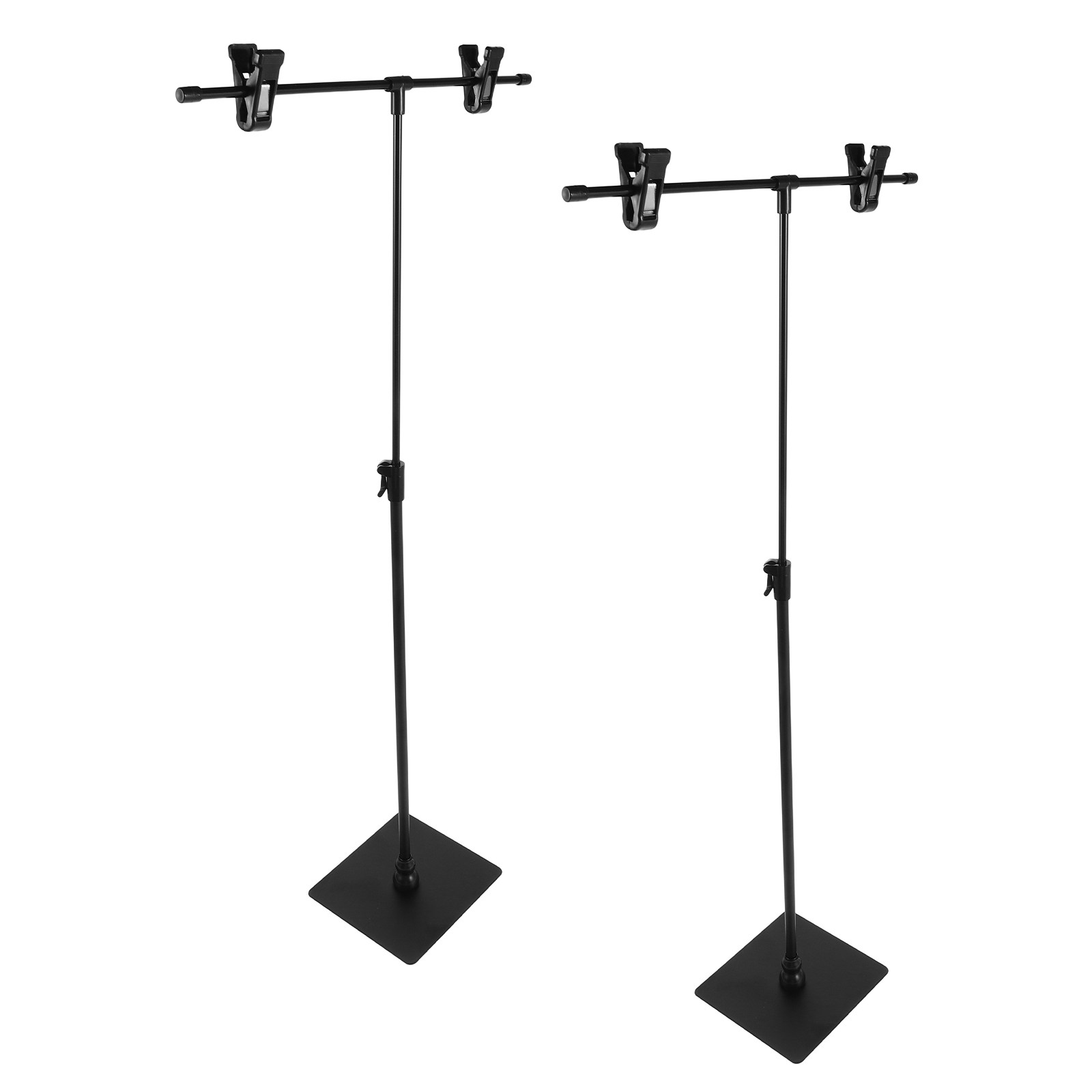 2pcs T Shaped Poster Holder Ad - Tablet Stand Adjustable avaliação e preço