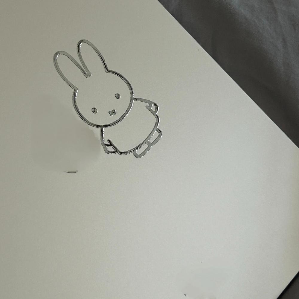 Miffy Rabbit  metal stickers h - Tablet Accessories For Students avaliação e preço