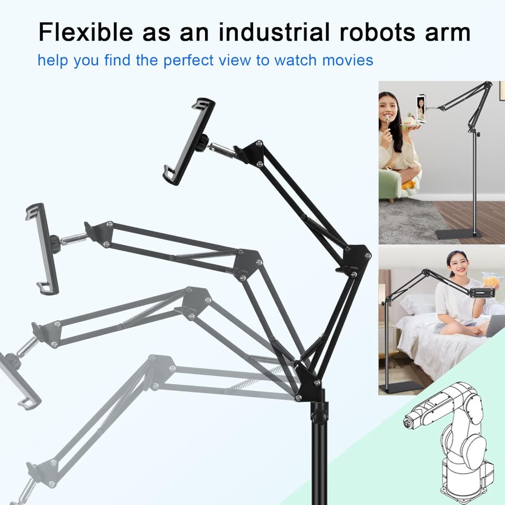 6LB Weighted Tablet Floor Stan - Tablet Stand Adjustable avaliação e preço