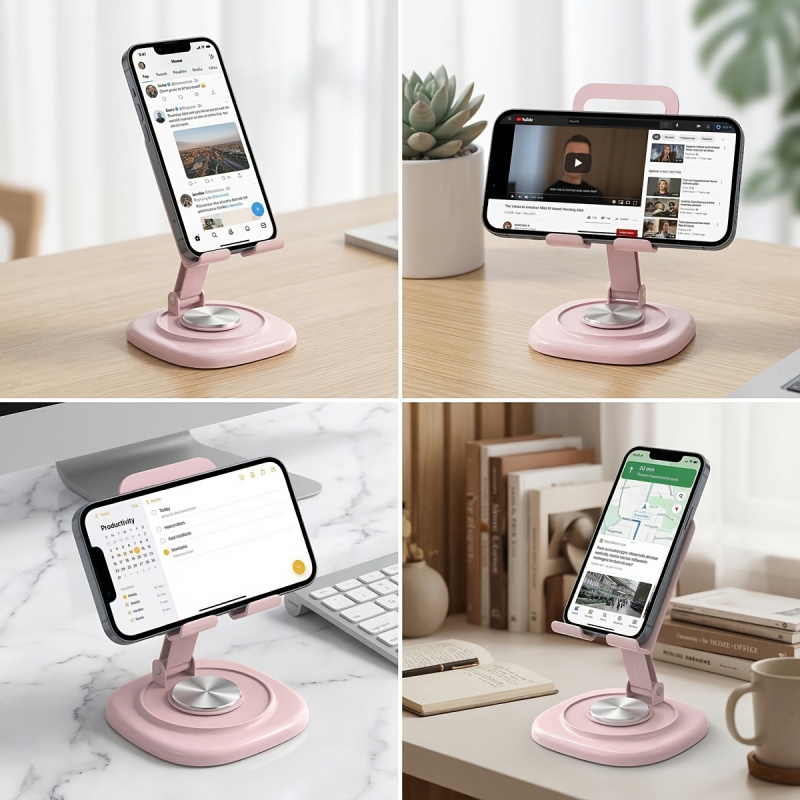 Macaron Desktop Metal Rotating - Tablet Stand Accessories avaliação e preço