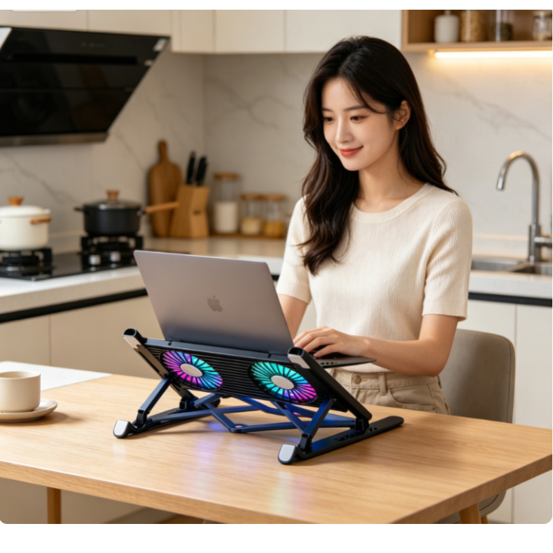 New Laptop Cooler Base Stand F - Cooling Stand Tablet avaliação e preço