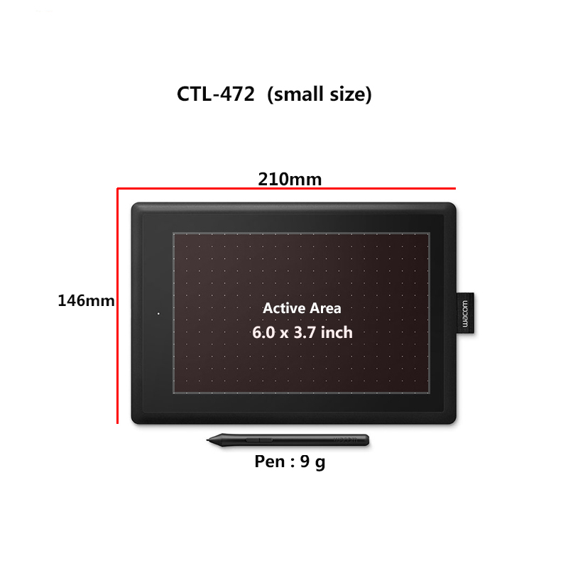 One by Wacom CTL-472 Digital G - Wacom Tablet Accessories avaliação e preço