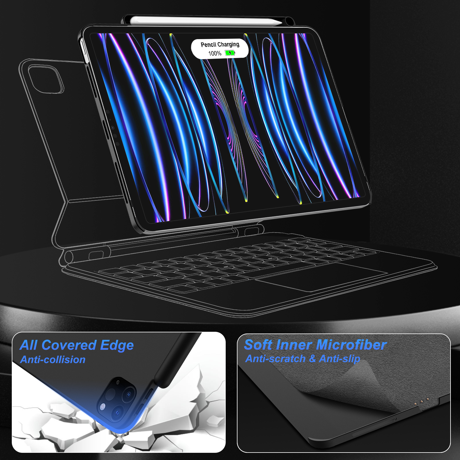 GOOJODOQ Magnetic Case for iPa - Iphone Tablet Accessories avaliação e preço