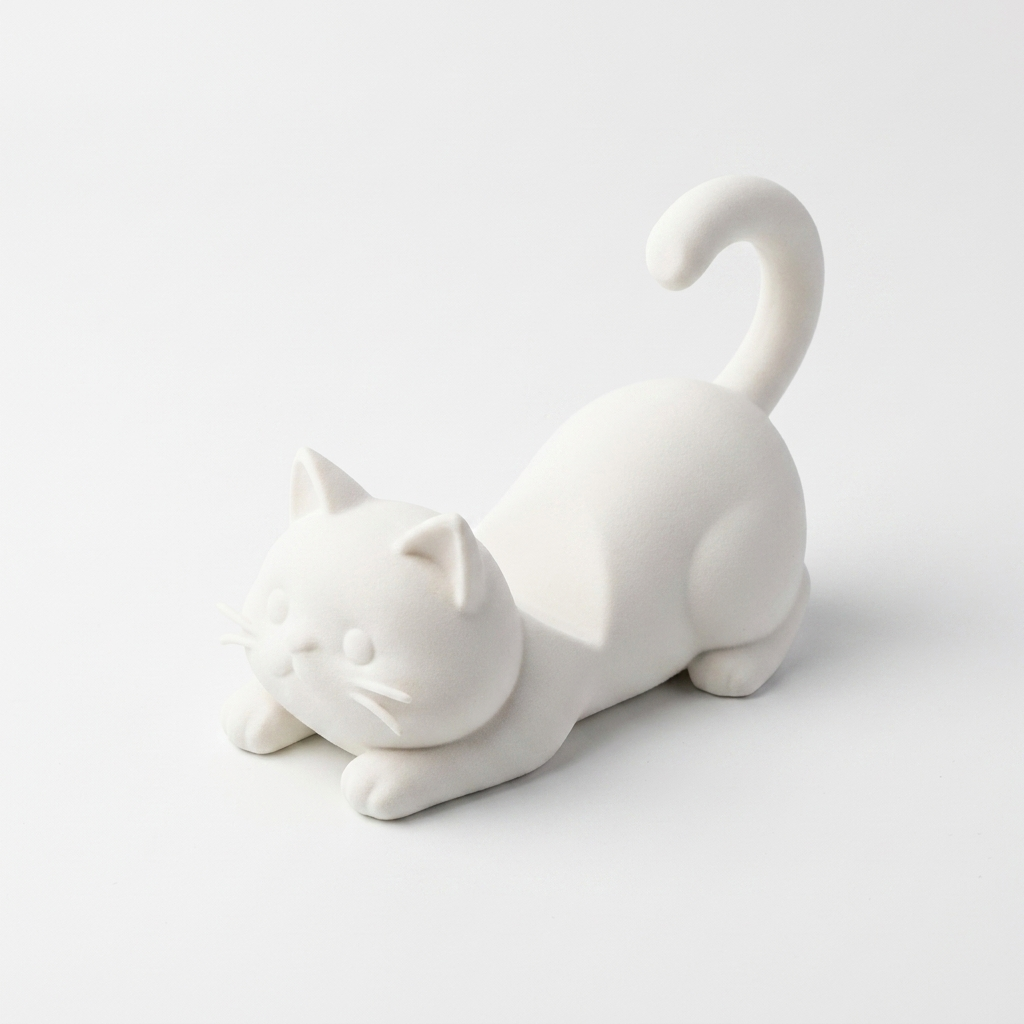 3D Printed Cat Figurine Device - Tablet Stand Accessories avaliação e preço