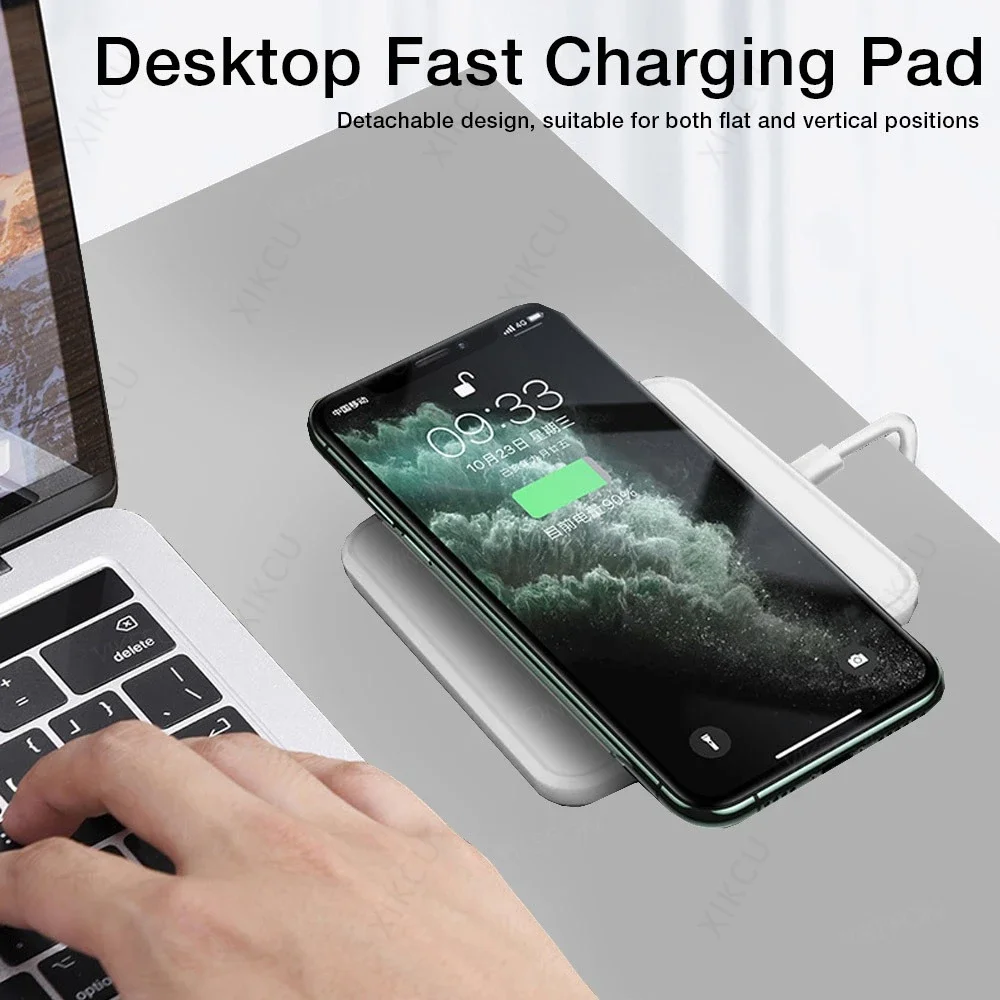 Desktop Removable Phone Holder - Wireless Charging Pad avaliação e preço