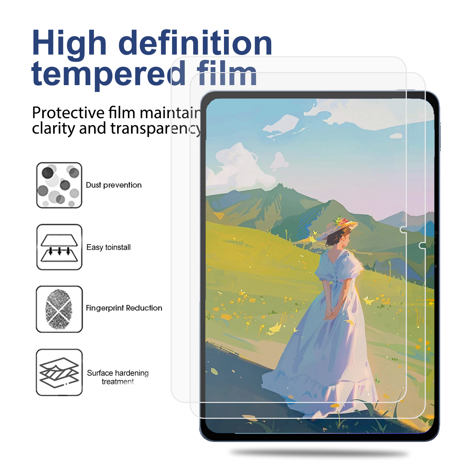 1-3PCS Paper Feel Screen Prote - Mi Tablet Accessories avaliação e preço