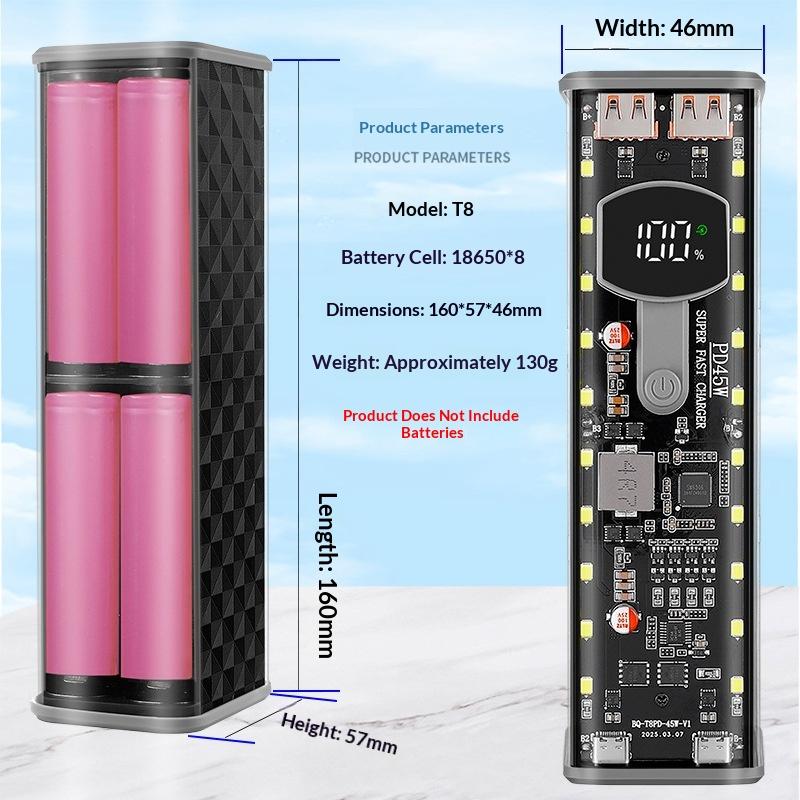 PD 45W Super Fast Charging 8 C - Tablet Accessories For Students avaliação e preço