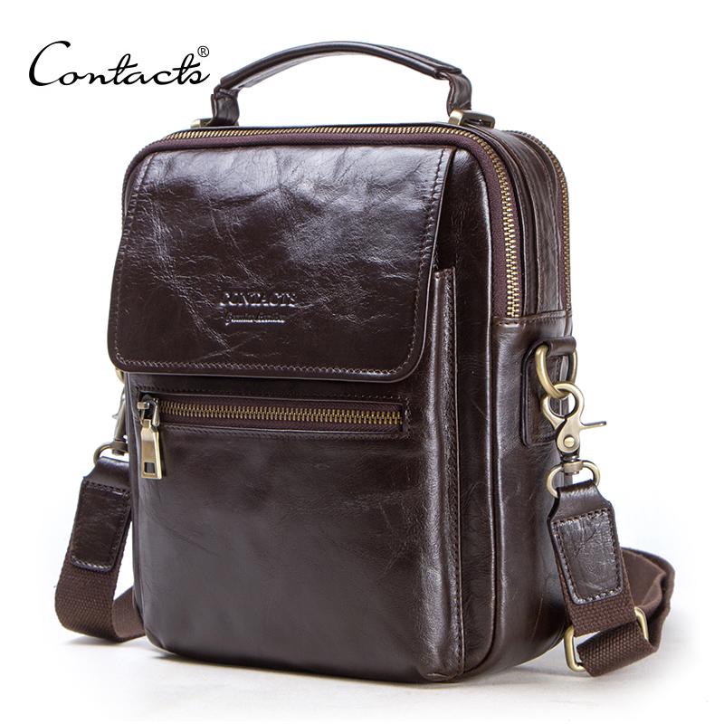 CONTACT'S new genuine leather  - Tablet Shoulder Bag avaliação e preço