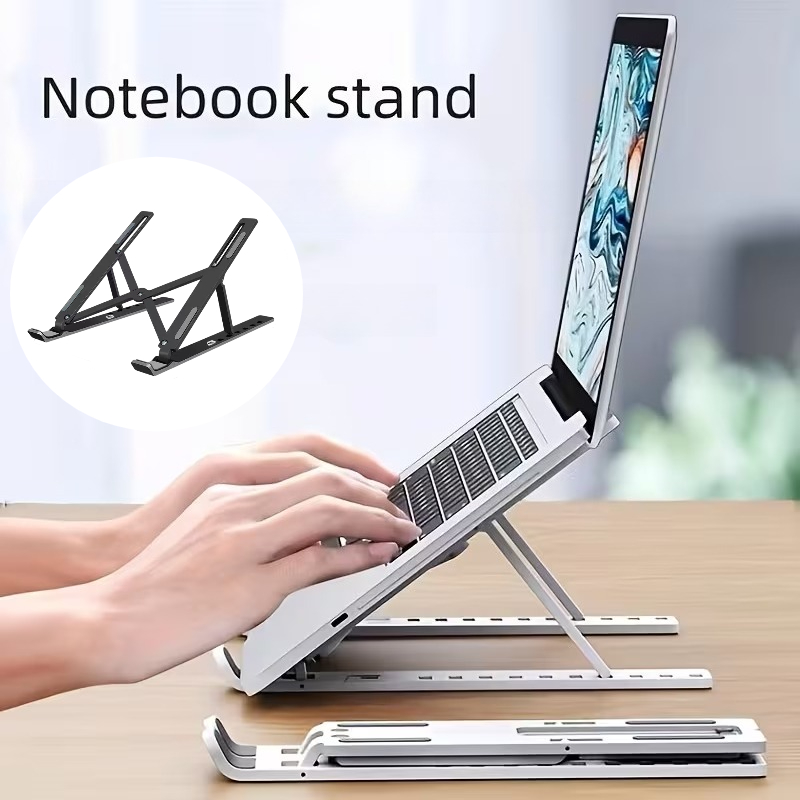1pc ABS Ergonomic Laptop Stand - Cooling Stand Tablet avaliação e preço