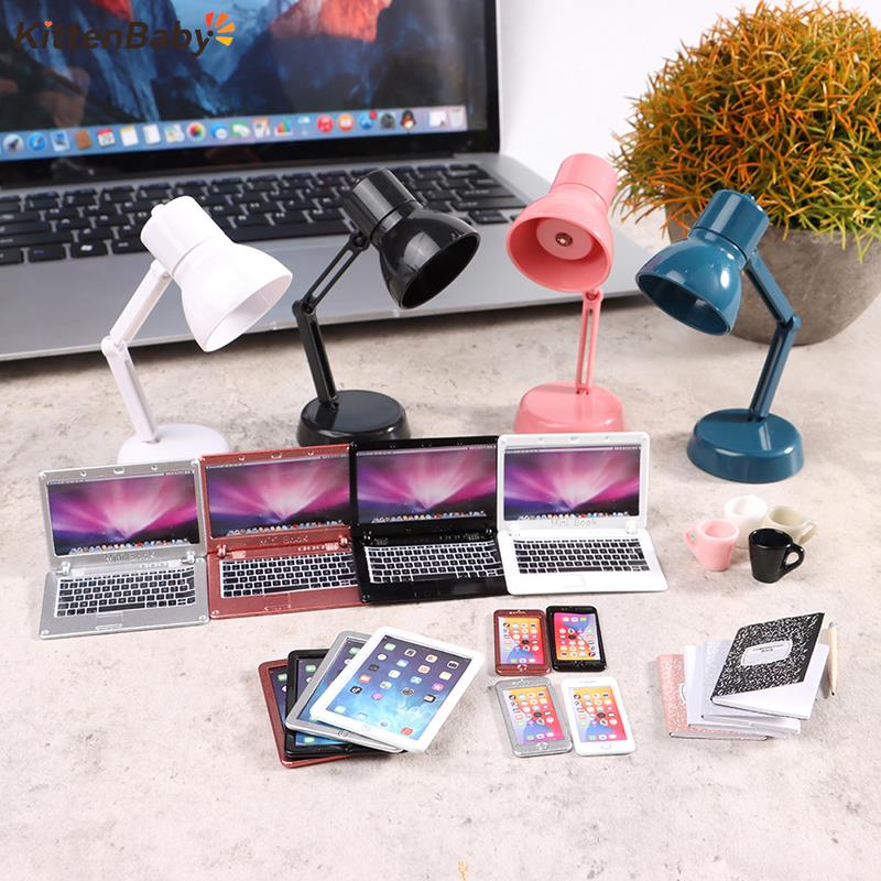 6/7Pcs/Set 1:12 Dollhouse Mini - Tablet Accessories For Kids avaliação e preço